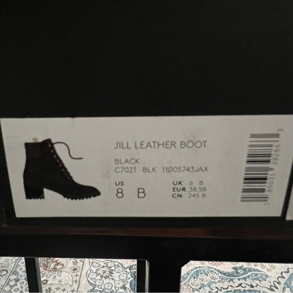 Coach Jill Women's Black Lace-Up Boots - Picture 8 of 8